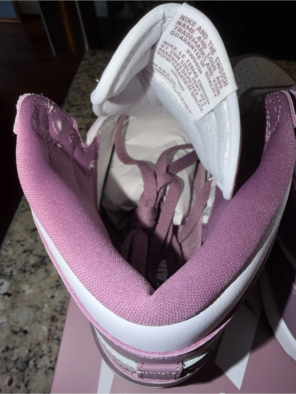 Size 10 Jordan 1 Retro OG High Mauve SKU DZ5485-105 Brand New